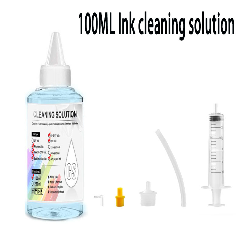 Print Head Cleaning Kit - 100ML Ink Cleaning Solution Inkjet Printer