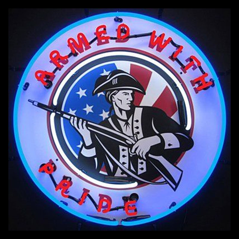 Neon Sign For Family Armed Wit - Commercial Printing Icon review and price
