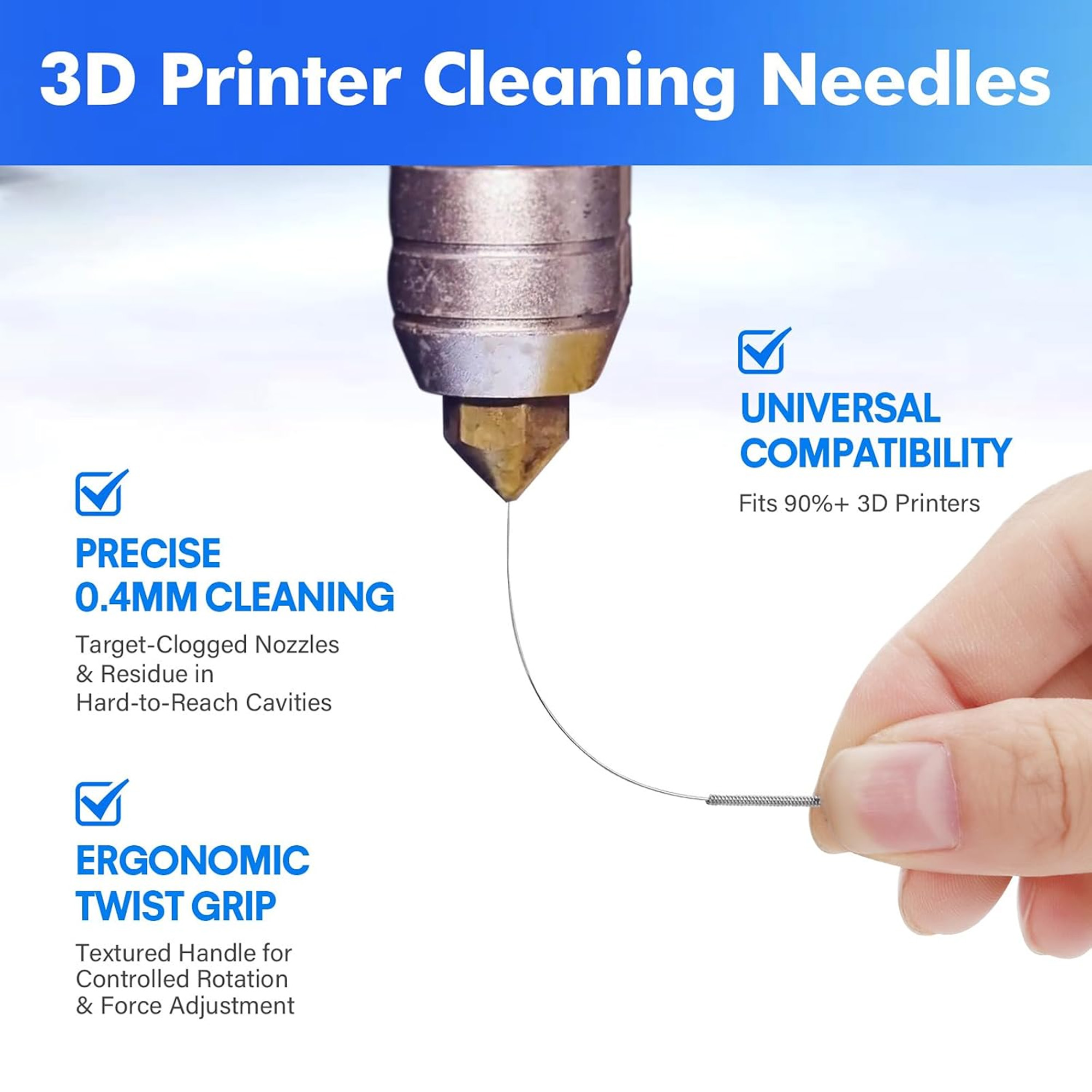 3D Printer Cleaning Kit:60Pcs  - Print Head Cleaning Kit review and price