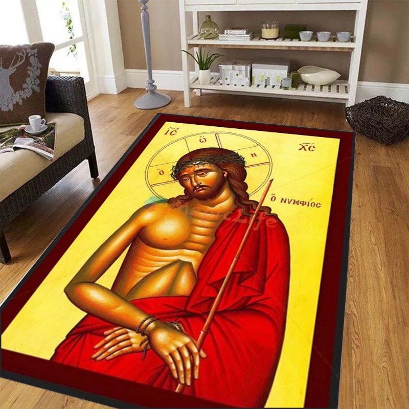 Large Living Room Bedroom Rug  - Commercial Printing Icon review and price