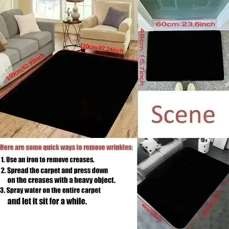 Large Living Room Bedroom Rug  - Commercial Printing Icon review and price