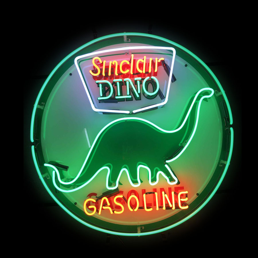 Sinclair Dino Gasolin Gas Oil  - Commercial Printing Icon review and price