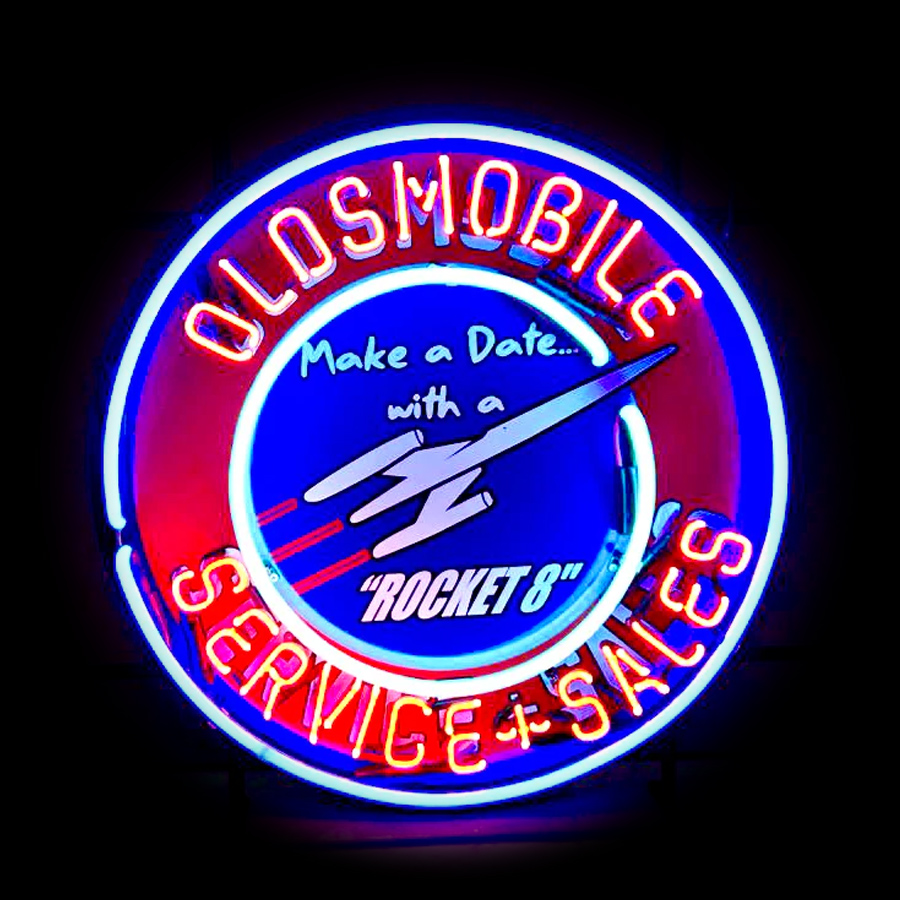 Rocket Diner Oldsmobile Neon S - Commercial Printing Icon review and price